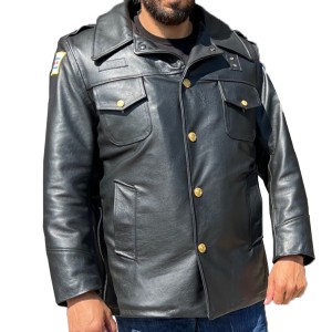 Mounted Style Leather Police Jackets - Made in the USA and Built to Last